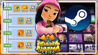 Subway Surfers Cairo 2022 | Jogos Mais Vendidos da Steam 2021 | Recorde com Mimi