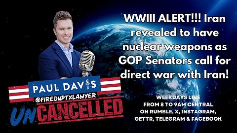 Iran | WWIII ALERT!!! Iran revealed to have nuclear weapons as GOP Senators call for direct war with Iran!