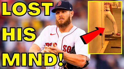 Boston Red Sox Pitcher CHRIS SALE GOES VIRAL in VIDEO DESTROYING Clubhouse after Being PULLED!