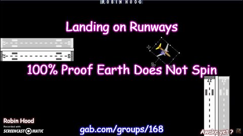 Landing on Runways is 100% Proof Earth Does Not Spin