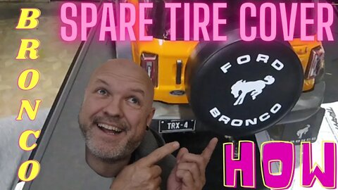 Spare tire cover TRX 8074 -- TRX4 BRONCO 2021