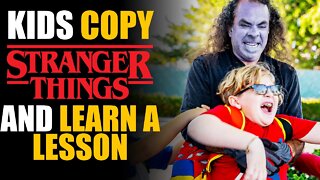 Kids Copy STRANGER THINGS and LEARN a LESSON! | SAMEER BHAVNANI