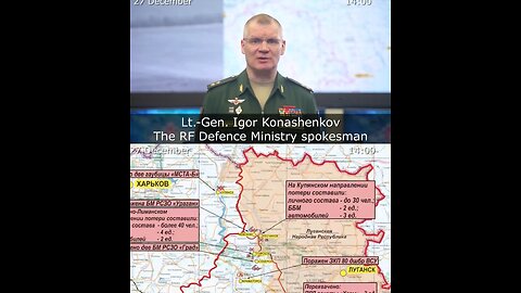 27.12.22 ⚡️Russian Defence Ministry report on the progress of the deNAZIfication of Ukraine