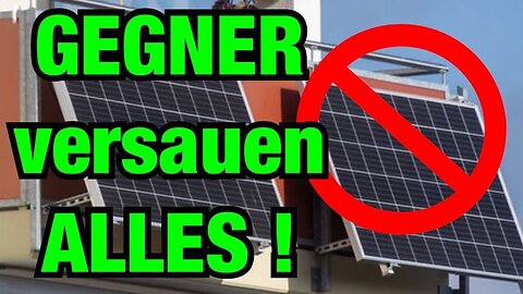 HILFE !! Balkon Solar GEGNER wollen so Alles versauen!@ProofWood🙈