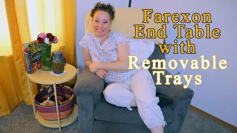 Farexon End Table with Removable Trays - Product Review