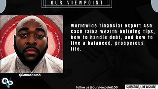 Financial Expert & host of the Inside the Vault podcast, Ash Cash, talks wealth & debt