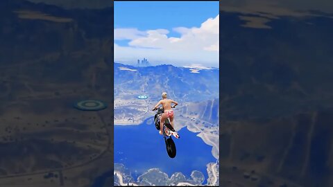 GTA V Dangerous Stunt On Mount Chiliad Ep.30 #Shorts #gta6