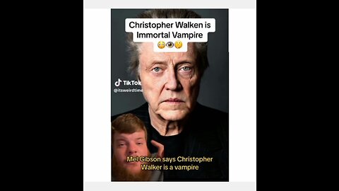 Mel Gibson Says Christopher Walken is a Vampire