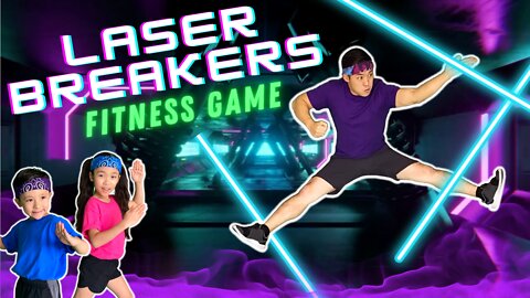 🕴🏻Break the Lasers! VIDEOGAME Workout | Funny Kids Spy Exercise