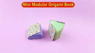 DIY Mini Modular Origami Book I Paper Kawaii I Easy Paper Crafts