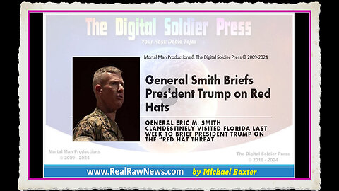 General Smith Briefs President Trump on the Red Hats Situation.