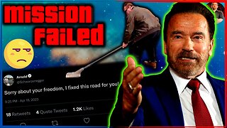 Arnold Schwarzenegger is Sorry About "Screwing" Your Freedoms! Now He's Fixing Roads to Prove It!