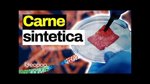 Come si produce la carne sintetica in laboratorio con la biologia sintetica DOCUMENTARIO Esattamente come la carne tradizionale è formata da cellule muscolari e cellule adipose come quella umana per essere venduta nei negozi cioè di cannibalismo
