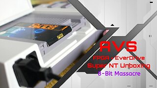 RetroUSB AVS Review + Super Nt Unboxing + Smash TV Gameplay (FPGA Systems & Everdrives #1)