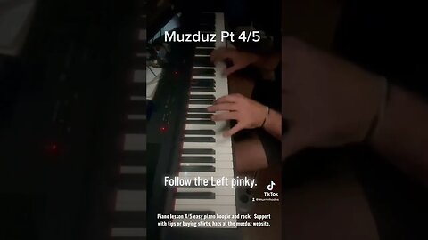 Muzduz easy piano pt 4/5 #piano #pianoman #howtoplaypiano #easypiano