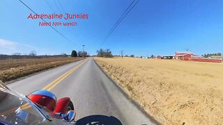Chill Ride through the hills of West Virginia-136 miles in 10mins-Adrenaline Junkies need not watch