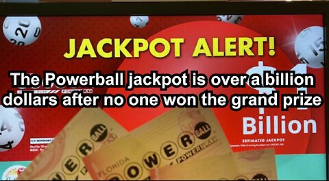 The Powerball jackpot is over a billion dollars after no one won the grand prize