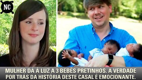 Mulher dá à luz a 3 bebês pretinhos. A verdade por trás da história deste casal é emocionante