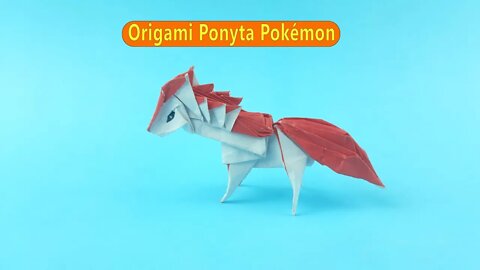 Origami Ponyta Pokémon Tutorial - DIY Easy Paper Crafts