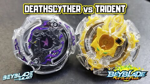 DEATHSCYTHER .O.A vs TRIDENT .H.C - Beyblade Burst ベイブレードバースト