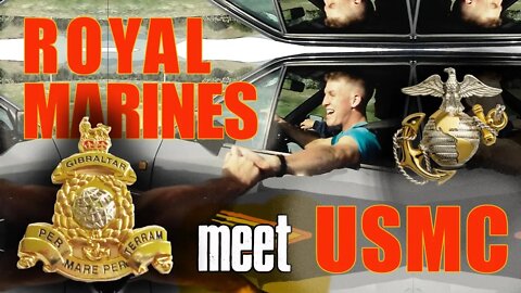 When The Royal Marines Met The U.S. Marines (USMC)