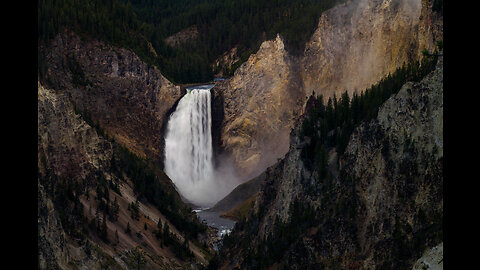 Yellowstone National Park Lower Falls in 5K