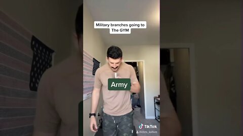 Military Branches Going to the GYM | Comedy #shorts