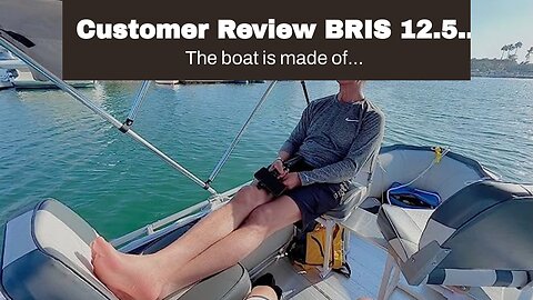 Review BRIS 12.5 ft Inflatable Boat Inflatable Fish Hunter & Person Inflatable Raft Boat