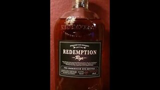 Whiskey Review: #142 Redemption Straight Rye Whiskey