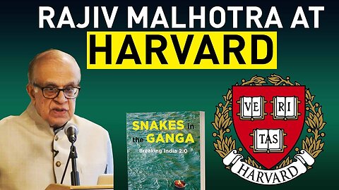 Taking the battle to Harvard | Harvard university launch of Snakes in the Ganga