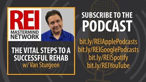 The Vital Steps to a Successful Rehab with Van Sturgeon #280
