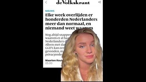 Eva Vlaardingerbroek: Hundreds of Excess Deaths Every Week in Netherlands - 9/2/22