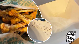 DoorDash driver leaves shocked customer note after eating their food