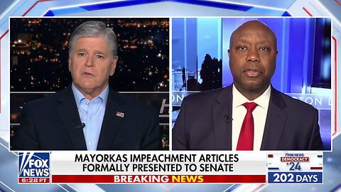 Sen. Tim Scott Predicts 'Unanimous' Senate GOP In Favor Of Mayorkas Impeachment Trial