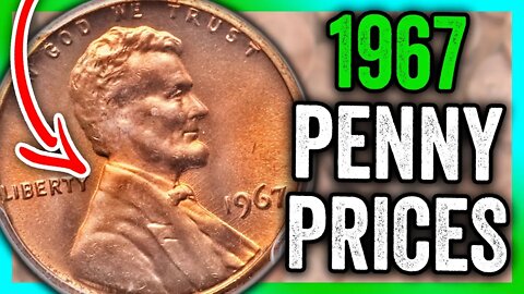 1967 PENNY COIN VALUES - ERROR PENNIES WORTH MONEY