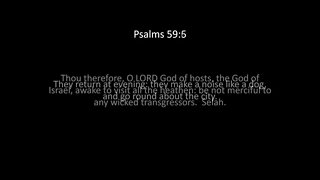 Psalms Chapter 59