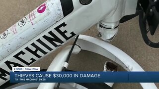 Thieves cause $30,000 in damage to This Machine Tulsa bikes