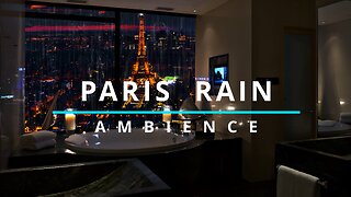 Rain Sounds for Sleeping - Healing Stress Relief Relaxing Ambience | Paris | Soothing | Therapy