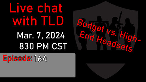 Live with TLD E164: Budget vs. High-End Headsets