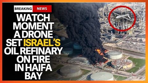 Iron Dome Fails Again! Irani Drones Set Israel’s Biggest Oil Refinery On Fire; This is Huge