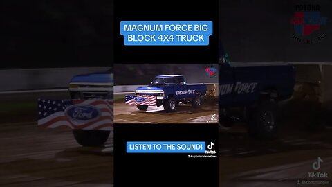 Magnum Force Big Block Ford truck! #truck #truckpulls #truckpulling #tractorpull #motorsport