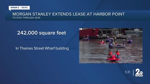 "Premier destination": Morgan Stanley expanding at Baltimore's Harbor Point development