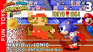 Mario & Sonic nos Jogos Olímpicos #3 - TODOS os Esportes em 8-bits! Quem vai ganhar Mario ou Sonic?