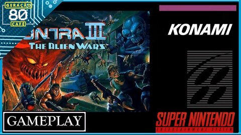 CONTRA III: THE ALIEN WARS (SNES) - Gameplay Completa