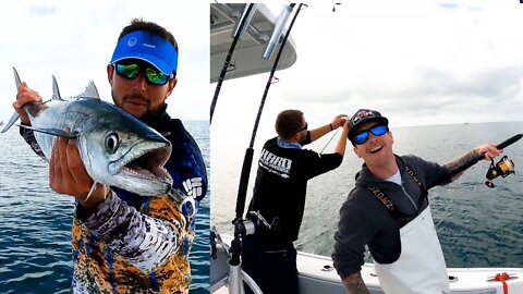 Craziest Kingfish bite I've ever seen! King Mackerel Fishing