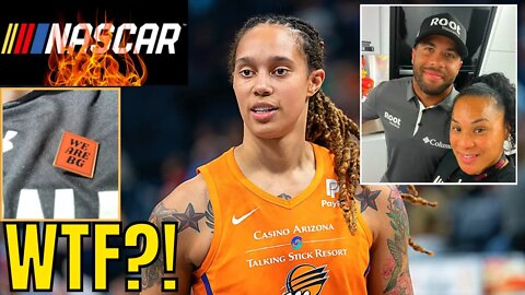 WNBA Star BRITTNEY GRINER is CELEBRATED by BUBBA WALLACE & DAWN STALEY during NASCAR RACING?!