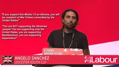 UK Labour Party, Angelo Sanchez Suspended For Opposing Sending More Weapons To Ukraine!