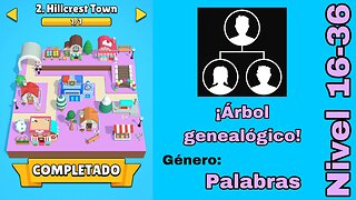 ¡ARBOL GENEALOGICO👨‍👩‍👧‍👦! - 2. HILLCREST TOWN✔️(NIVEL 16 al 36) 12+ años - 🔴GENERO: PALABRAS🔴