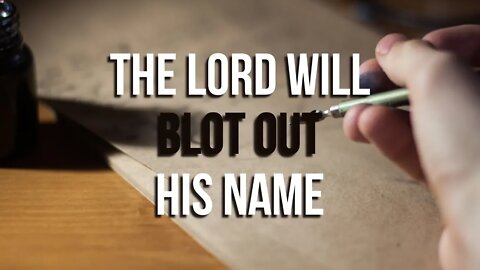 Reg Kelly - The Lord Will Blot Out His Name