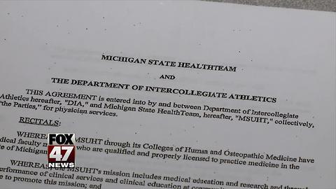Larry Nassar contract with Michigan State University gymnastics obtained